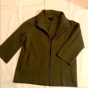 J Crew Blazer Sweater in Olive